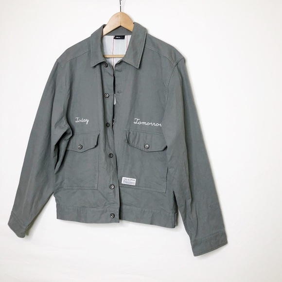 Publish brand unisex olive green jacket - Picture 9 of 12